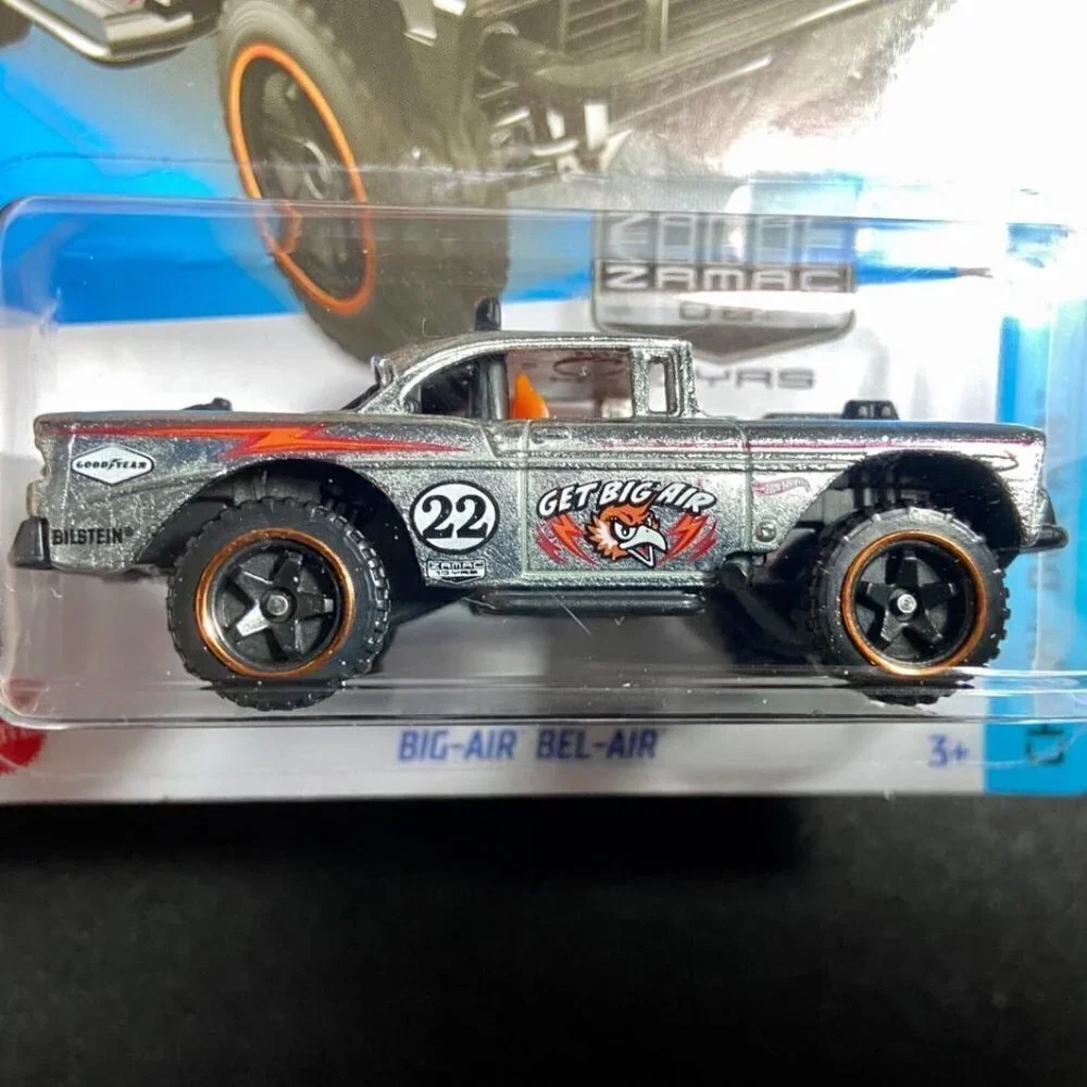 Hot Wheels Big-Air Bel-Air ZAMAC 112/250 Chevy‎ Bel Air 5/5 1:64 Model NIP 2022